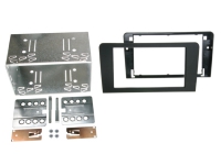 ACV 2-DIN RB Audi A3 PRO, Ramme, Audi, Audi A3:2003, 2004, 2005, 2006, 2007, 2008, 2009, 2010, 2011, 2012, 2013, Sort, Metal