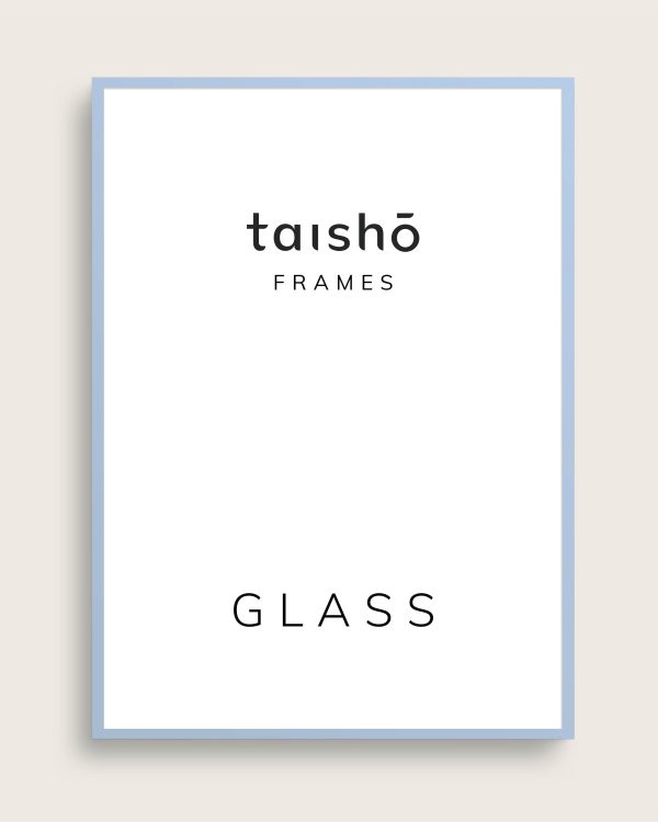Lyseblå ramme | Størrelse A3 | taishō