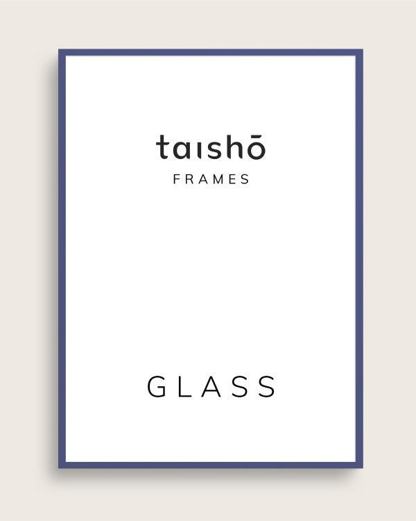 Mørkeblå ramme | Størrelse A3 | taishō